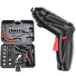 47Pcs Portable Cordless USB Charging Mini Electric Screwdriver Set