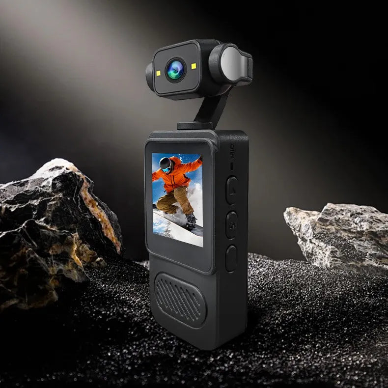 MTech 2K Portable Camera with 180° Rotating Lens – Full HD & 4K Recording