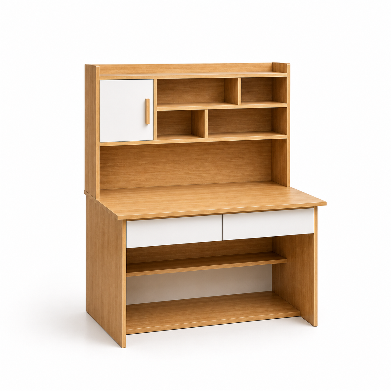 MFurn Multi-Storage Office Desk With Hutch