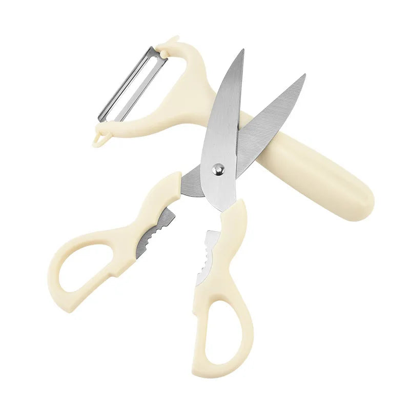 MHome 6-Piece Kitchen Utensil Set with Storage Caddy – Ergonomic Cooking Essentials