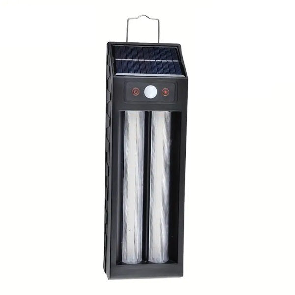 MTech Solar Powered Sensor Double Wall Light With Hanging Hook 1200mah Battery 18W 2pc