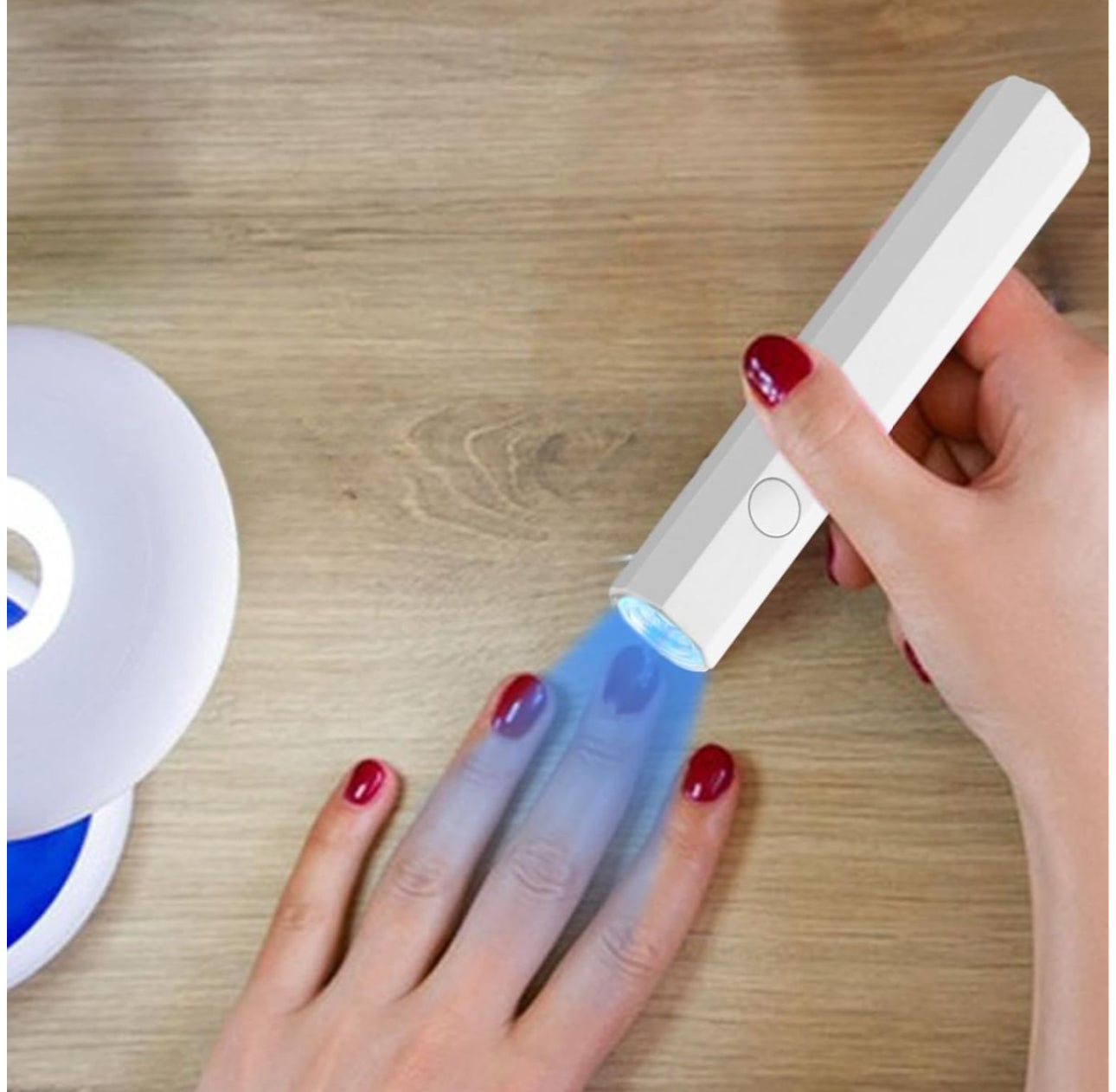 Portable LED Nail Lamp - USB Rechargeable,Pen-Shaped Dryer For Gel Nail Polish - Ideal For Home & Salon Use