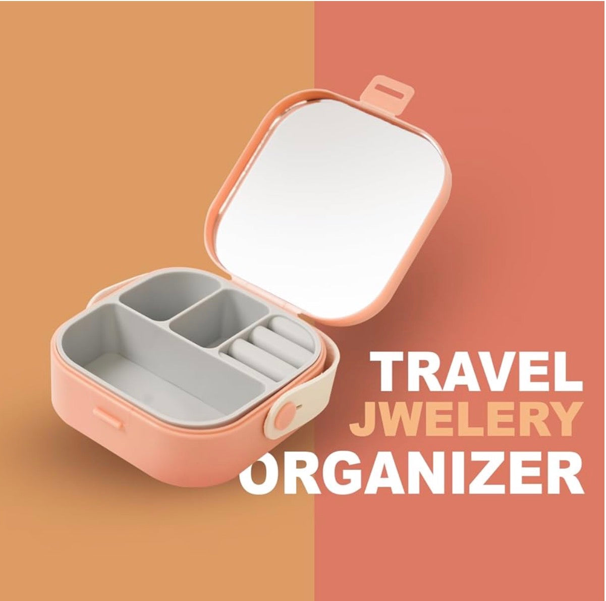 Trendy Jewellery Storage Case With Mirror