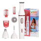 Professional Ladies 4 IN 1 Electric Epilator Hair Removal Kit V-725