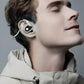 Wireless Ear Clip Bone Conduction Headphones - Open Ear Wireless Headphones With MIC - Sweat Resistant Headset, Ultra-Light On-Ear Headphones For Workouts, Running, Cycling, Business