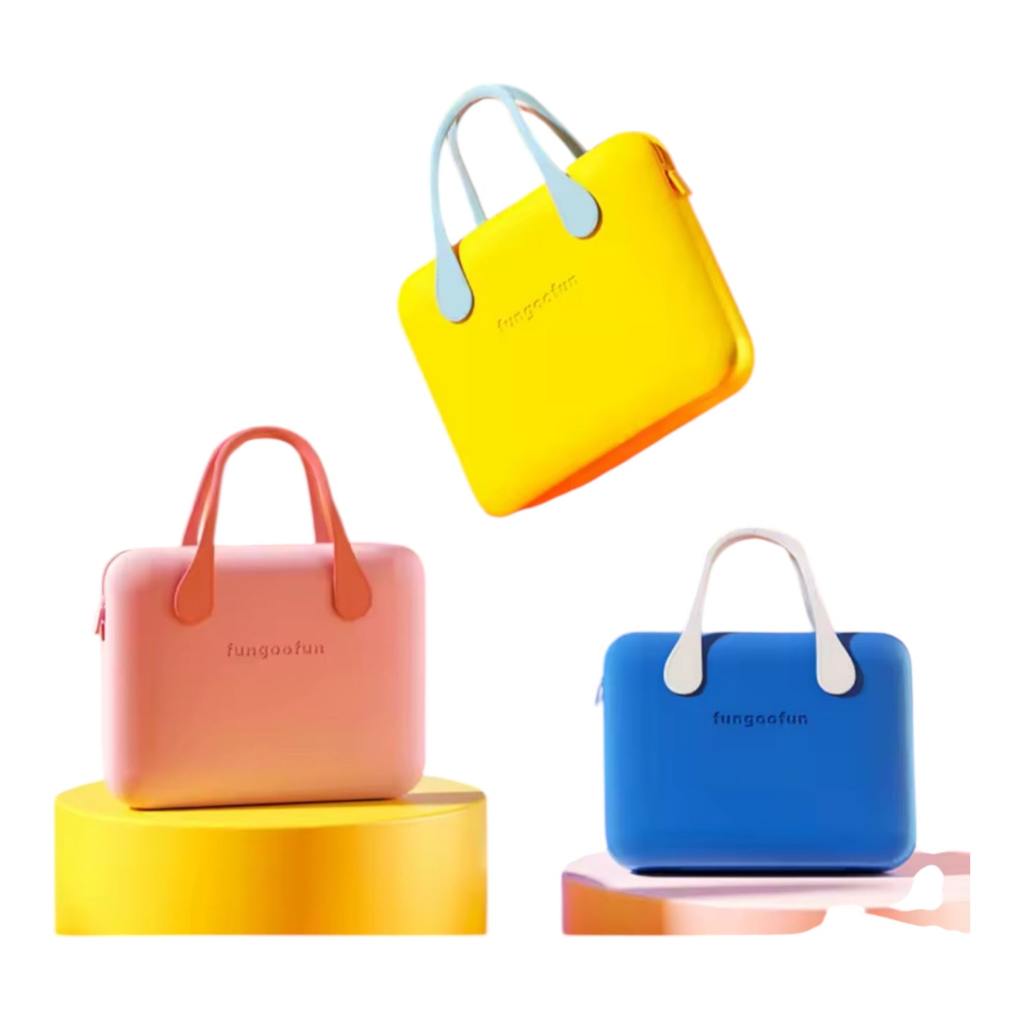 Fungoofun Van Gogh Style 15inch EVA Soft Laptop Handbag Men Women 14-16.1 Inch Notebook Computer Waterproof Storage Bag for Macbook Air/Pro Matebook Lenovo Case - Various Colours