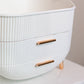 Cosmetics Storage Box 2 Drawer Various Colours