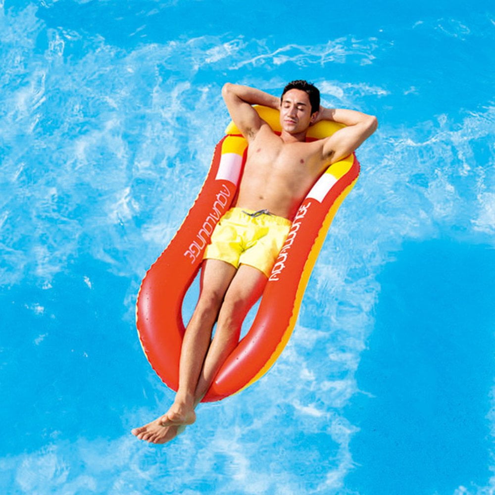 Inflatable Float Swimming Pool Lounger-Various Colours