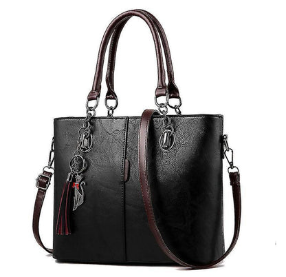 Ladies Designer Luxury Leather Handbags with Solid Shoulder Strap