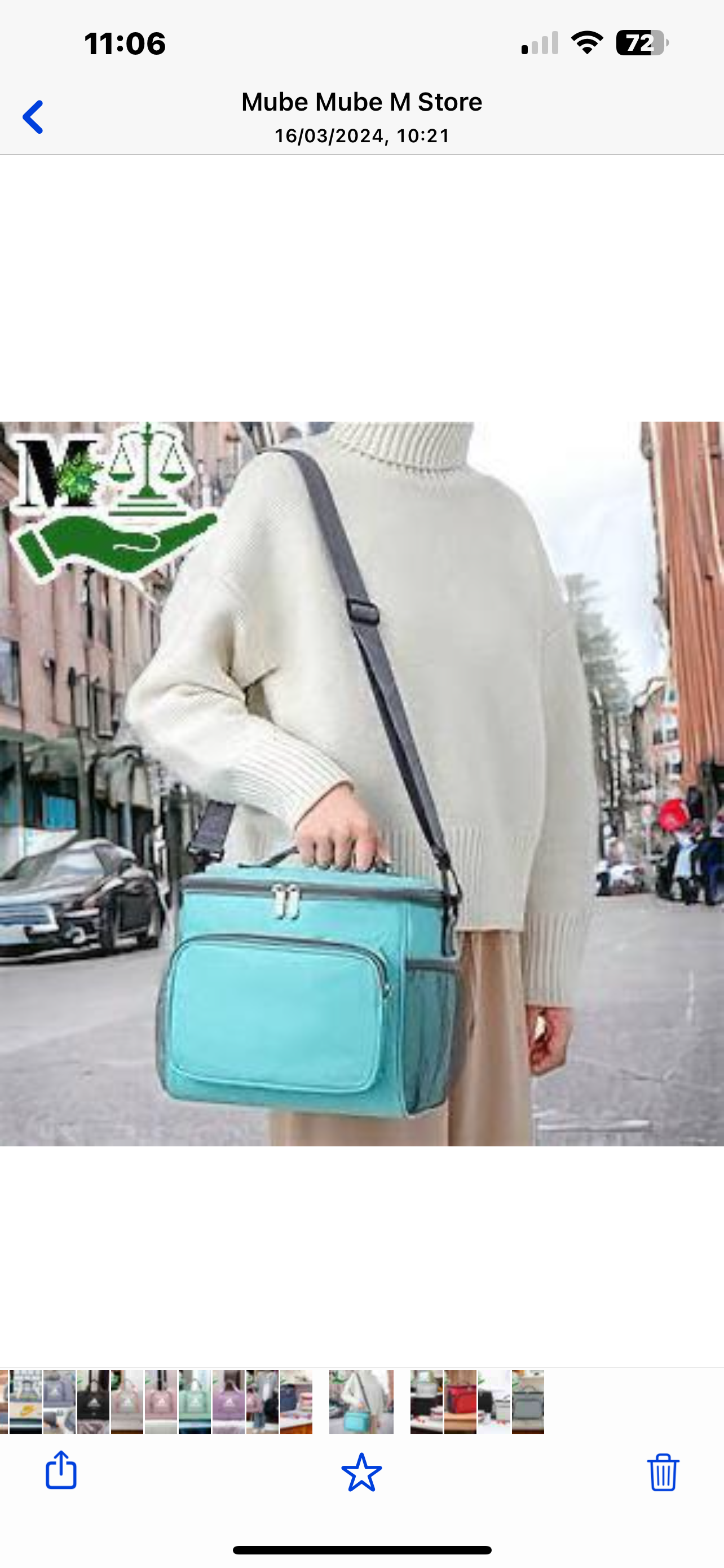 Insulated Lunch Box Soft Cooler Cooling Tote - Various Colours