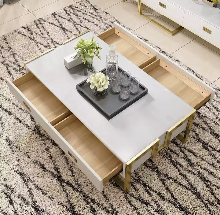 MFurn Elegant TV Stand & Coffee Table Set 2pc