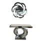 Glass Console Table & Crushed Diamond Mirror Various Options
