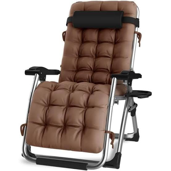 MHome Folding Reclining Deck Chair-Various Colours