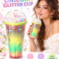 MHome Unicorn Glitter Tumbler 500ml -Various Colours