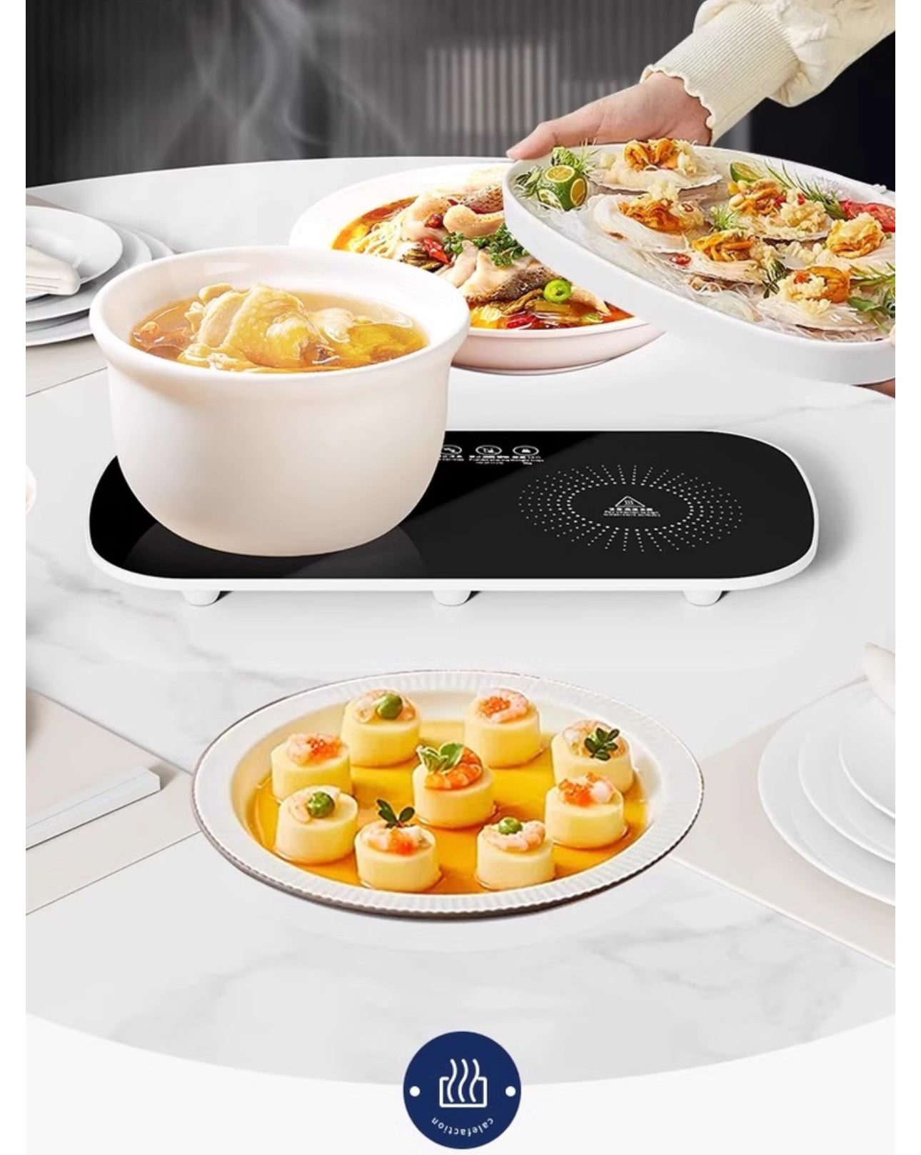 MHome Electric Warming Hot Tray With Adjustable Temperature