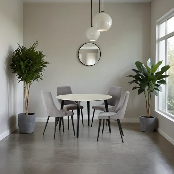 MFURN Nordic Style 5pc Dining Set