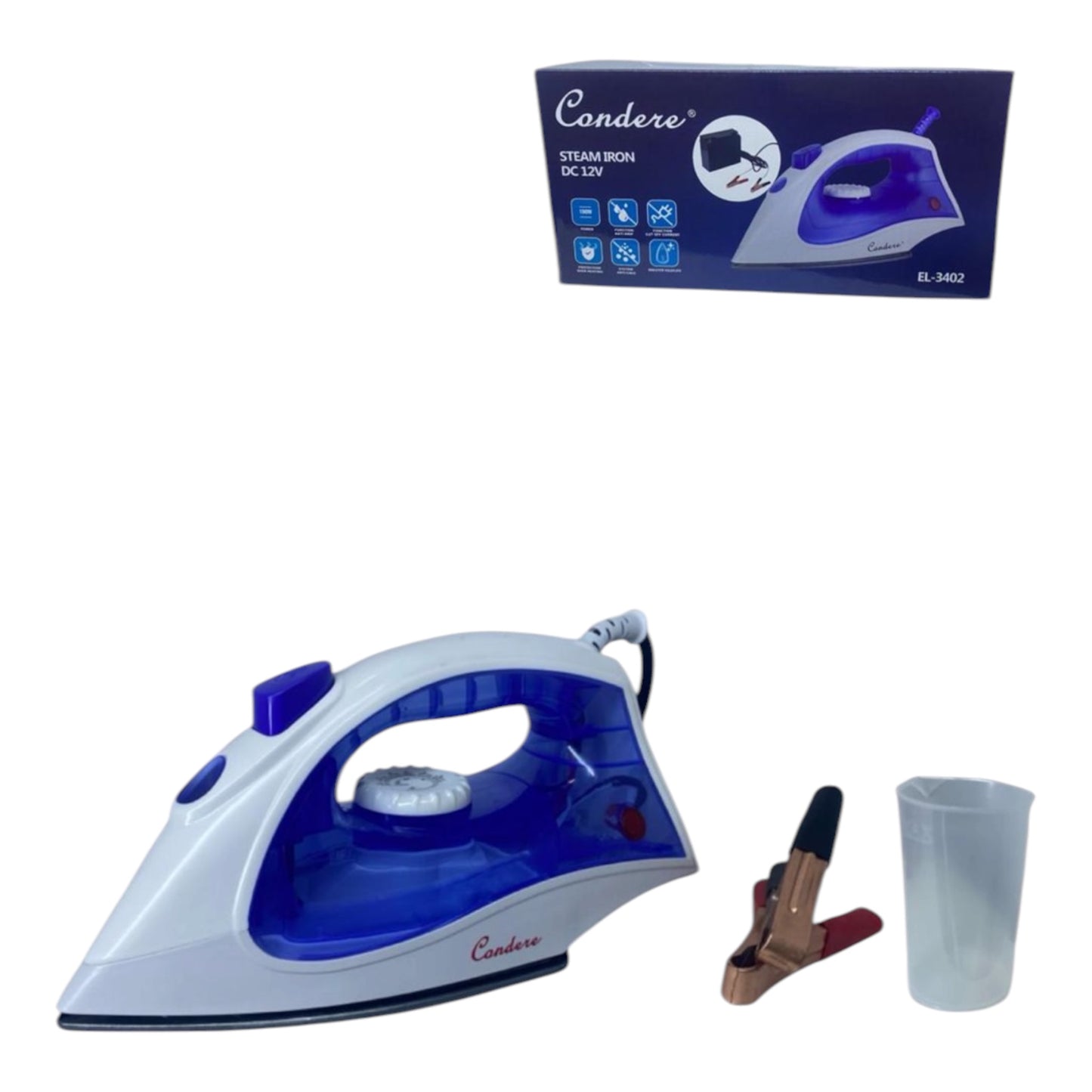 Condere 12v Battery Steam Iron
