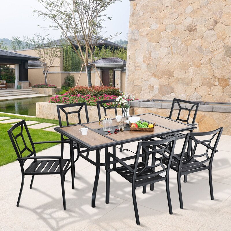 Outdoor Patio Dining Set 7pc