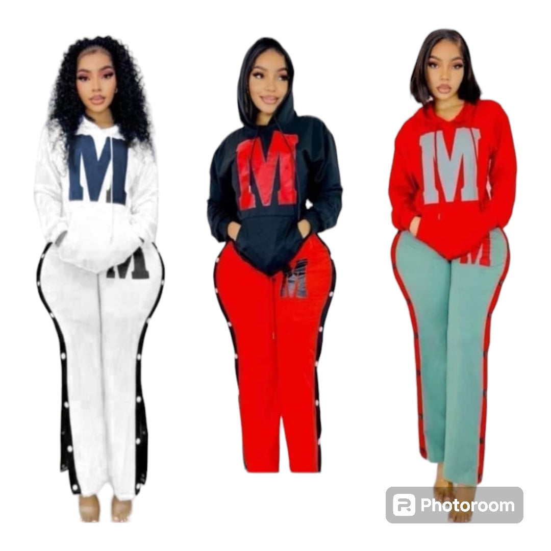 Ladies Fashionable Tracksuit 2pc - Various Colours