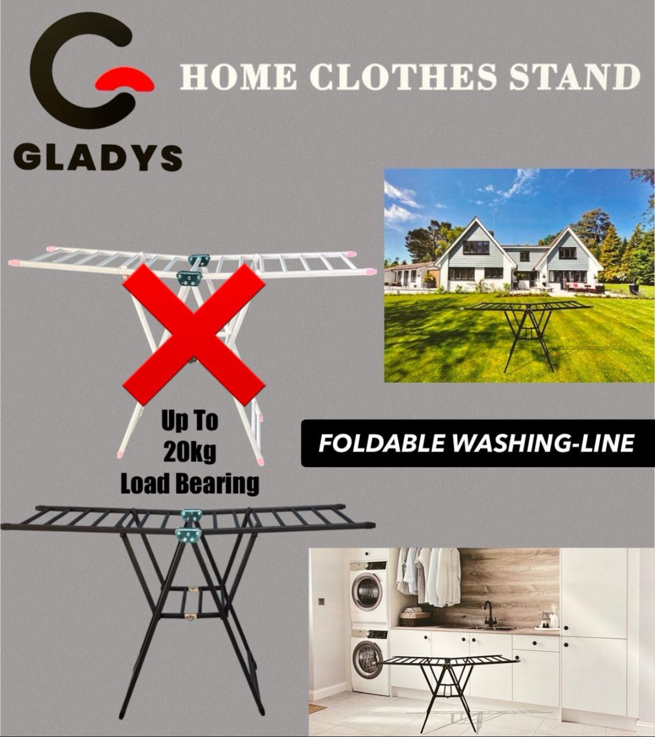 GLADYS Foldable Clothing Dryer