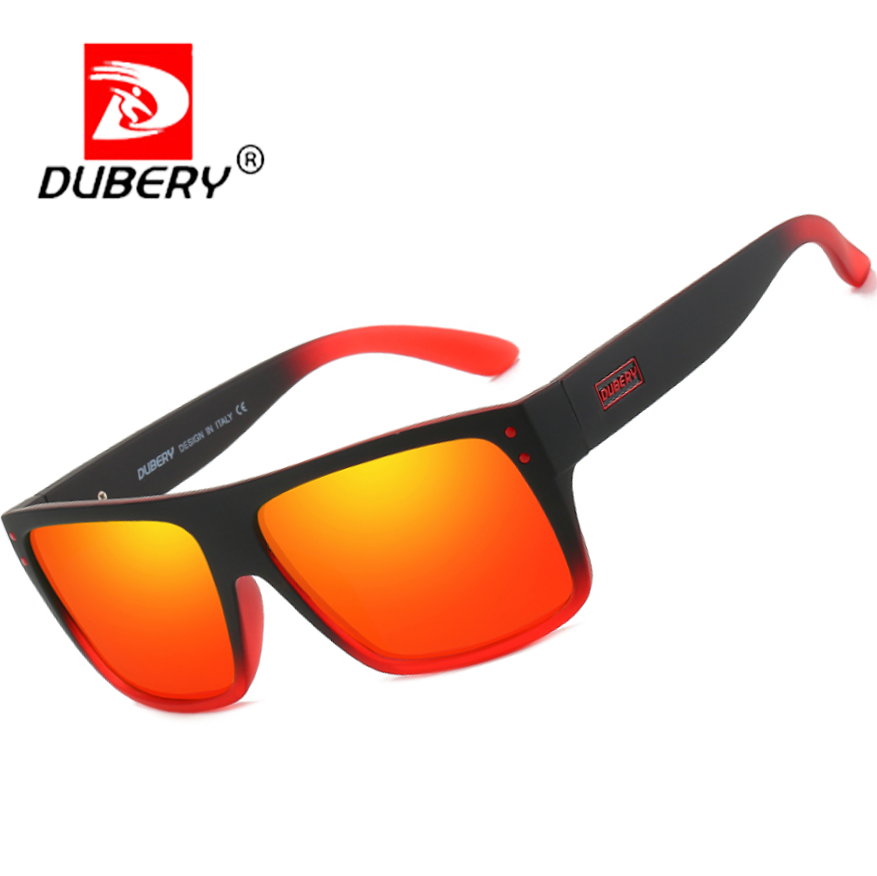 DUBERY Men Women Polarized Sport Square Sunglasses Driving Fishing Glasses 2024