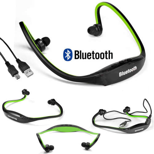 MTech Wireless Bluetooth Sport Headset MP3-Head Phone ( With Micro SD Slot Multicolor )