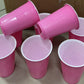 Reusable Plastic Party Cups Various Colours x 50pc
