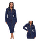 Ladies Vintage Blue Denim Dress Long Sleeved