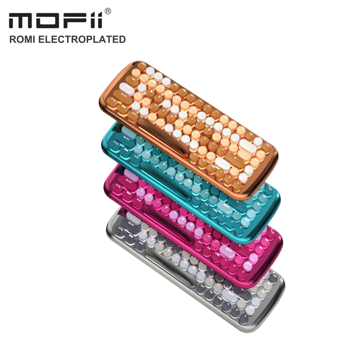 MTech Retro Romi Mechanical Rechargeable Keyboard