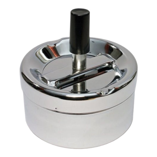 Retro Spinning Ashtray Cigarette Push Down