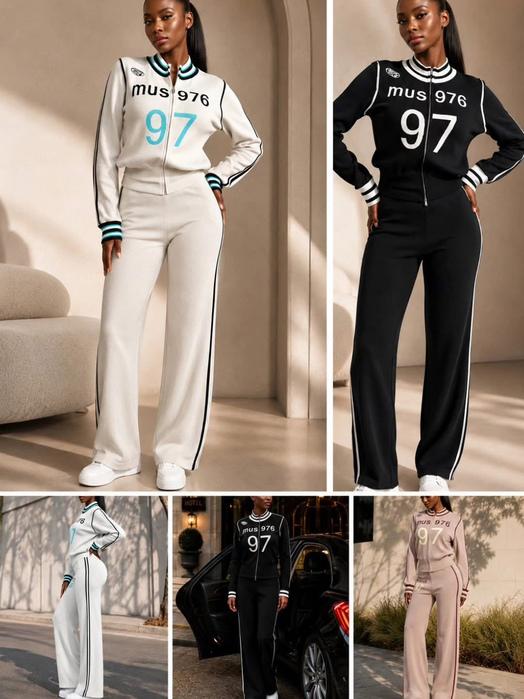 Ladies “Musera” 97 Knit Tracksuit-Various Colours