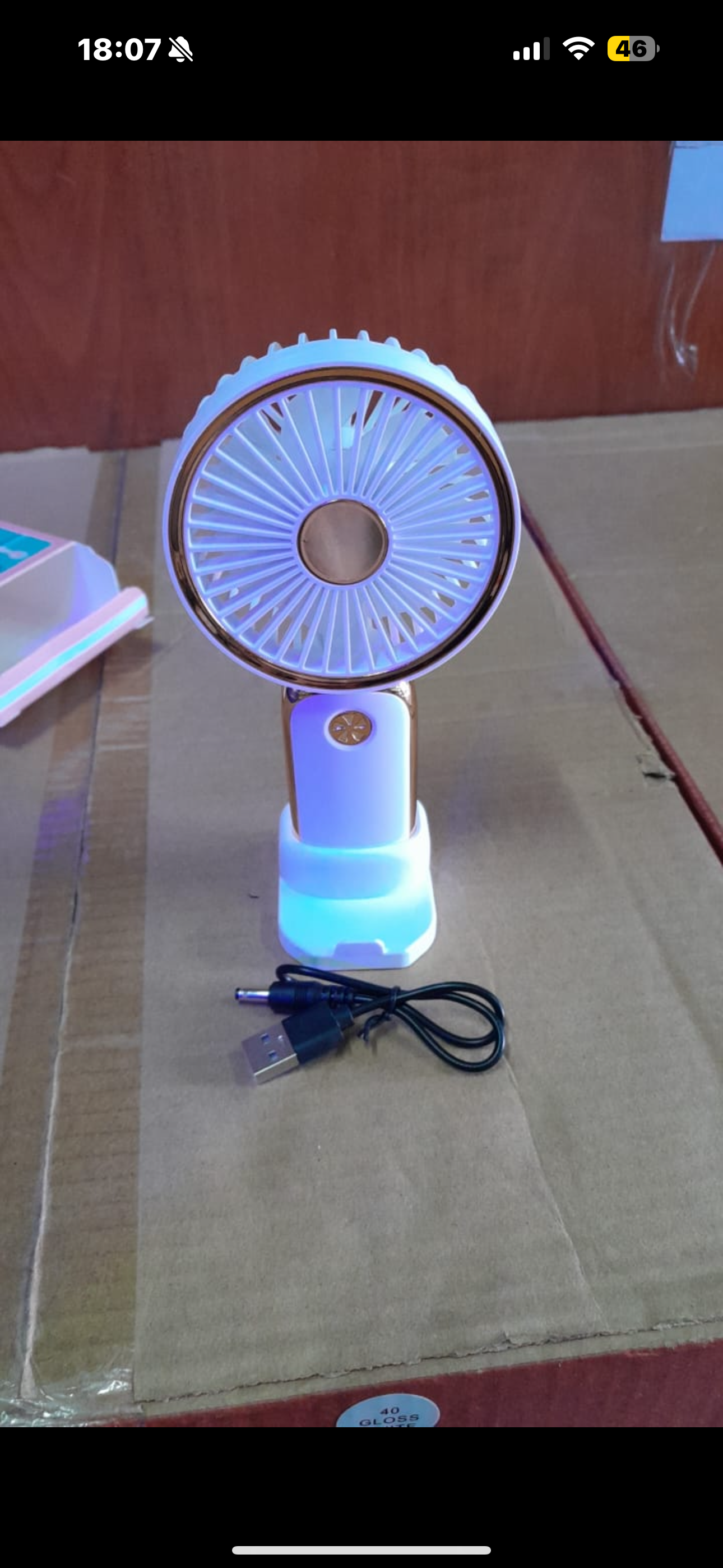 Mini Hand Held USB Fan - Various Colours