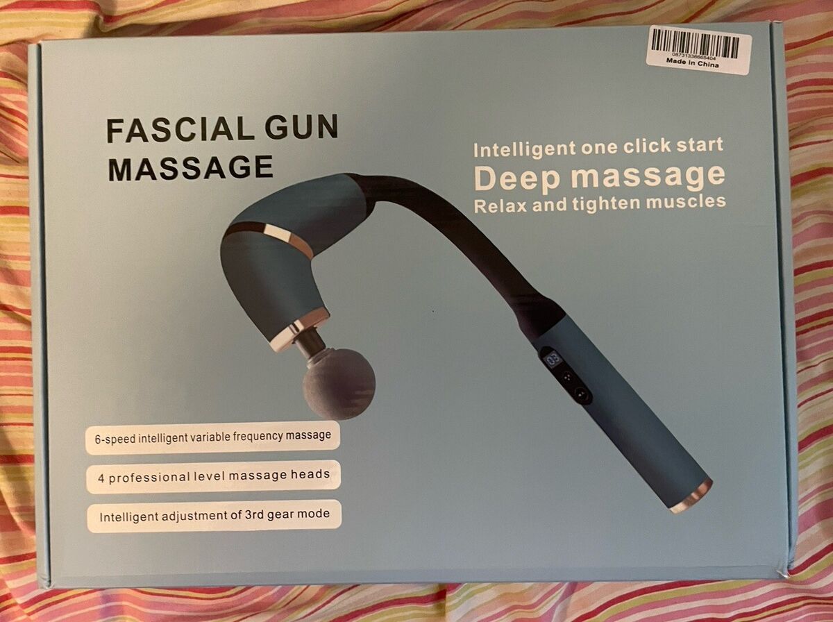 Massage Gun U-Shaped For Full Body Workout 4 Massage Heads
