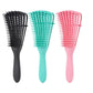 Detangler Brush Massage Comb Hard Hair Brush For Curly Hair