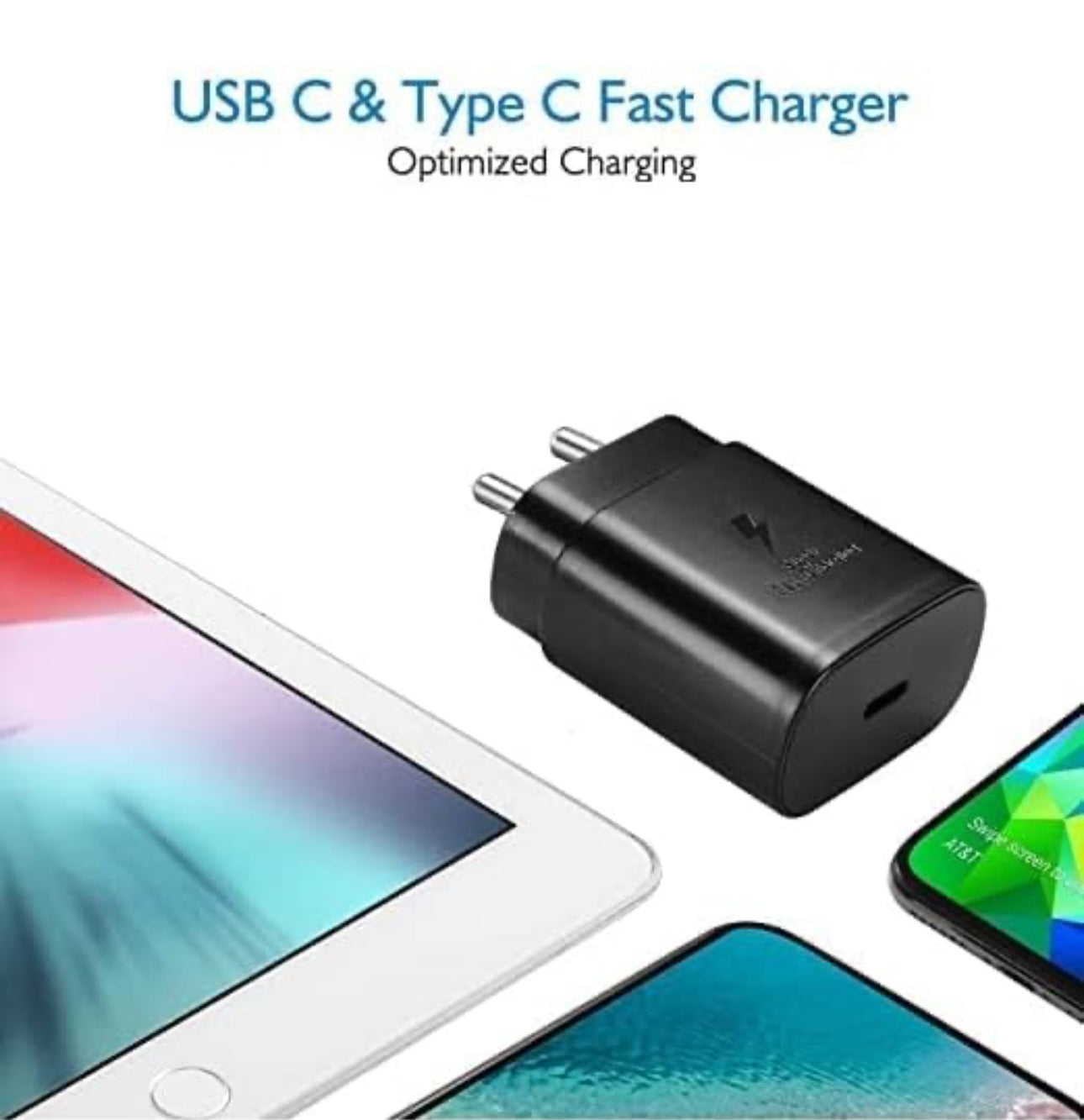 MTech  25 Watt Charger USB Type C Travel Adapter