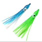Luminous Squid Skirts Soft Lure Fish 9cm Night Fishing Lure Octopus Glow Rubber Artificial Bait for Tuna Sailfish 10pc