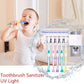 MHome Ultraviolet Sanitiser & Toothbrush Holder With Toothpaste Dispenser