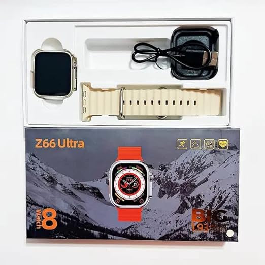 Z66 Ultra Series 8 Smart Watch Ultra Big 1.93 Inch Screen Smartwatch Heart Rate Monitor Ultra Smart Watch