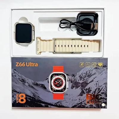 Z66 Ultra Series 8 Smart Watch Ultra Big 1.93 Inch Screen Smartwatch Heart Rate Monitor Ultra Smart Watch