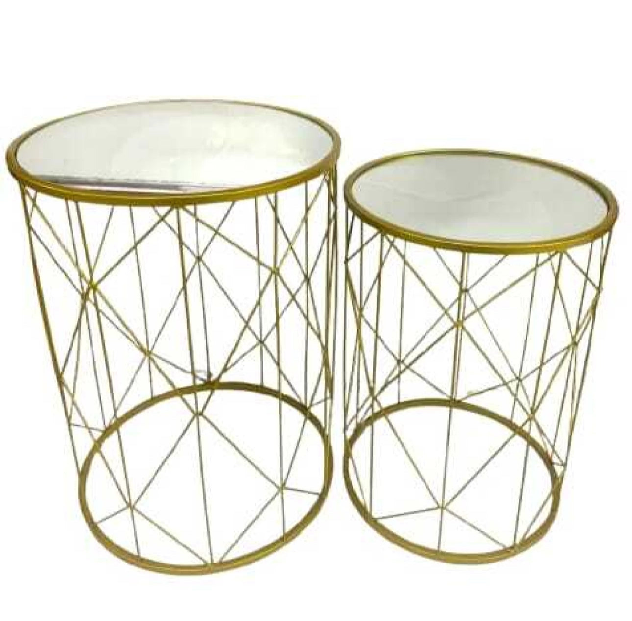 MFurn Modern Nesting Table Set – 2 Piece (Various Options)