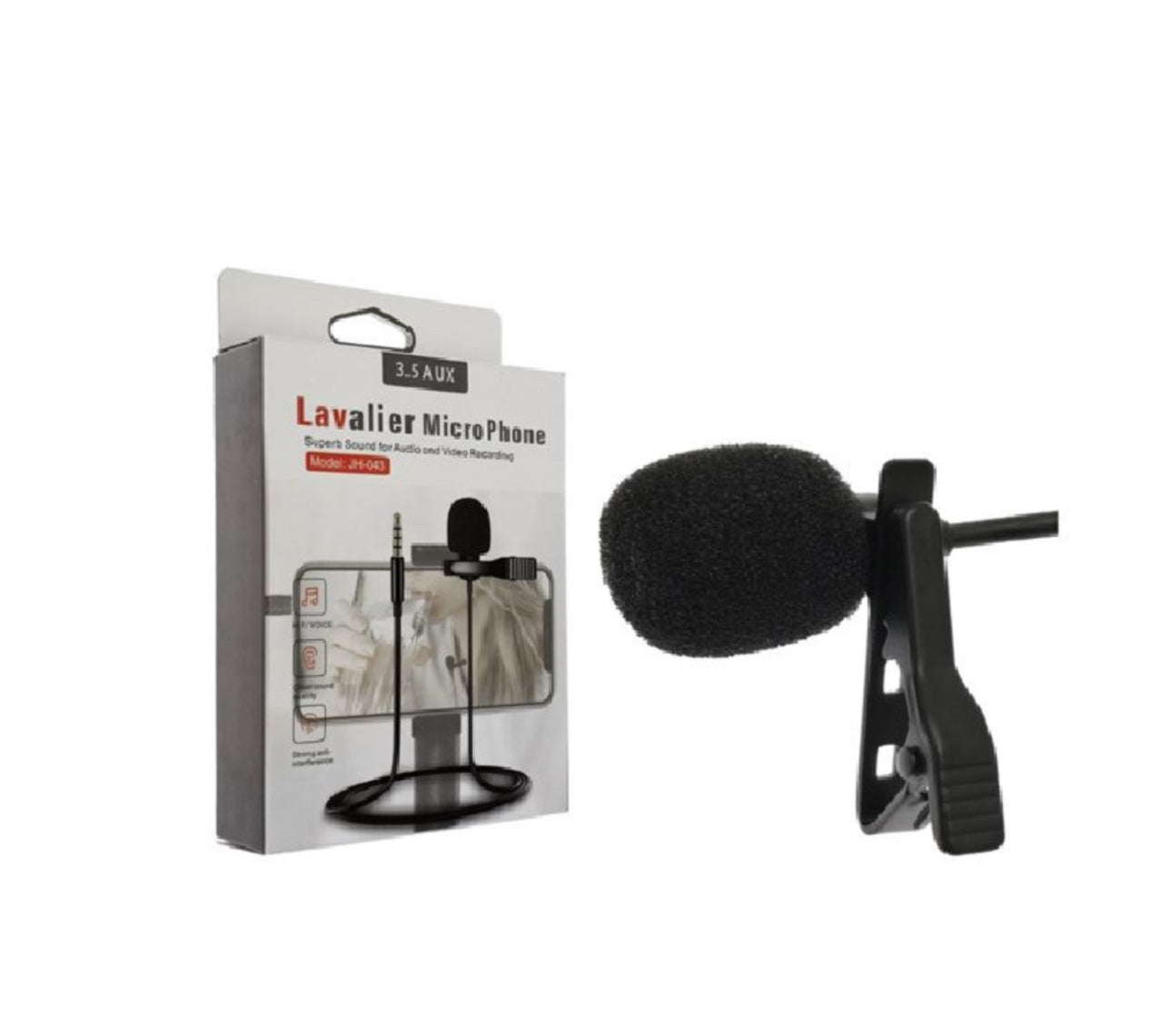 Lavalier 3.5 Aux Microphone With Hi-Fi Voice