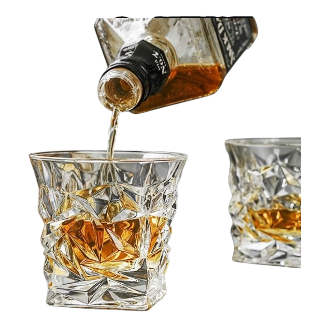 Crystal Whiskey Glass 6pc Set