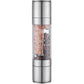 MHome Salt and Pepper Grinder,2 in 1 Manual Two-Head Pepper Mill,Refillable and Adjustable Manual Pepper Mill,Grinder for Pepper, Salt