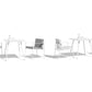 MFURN Stylish Dining Tables-Square & Round Options-Various Colours