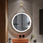 Modern Round Illuminated LED Mirror Touch Sensor With Strap 60cm - Various Options