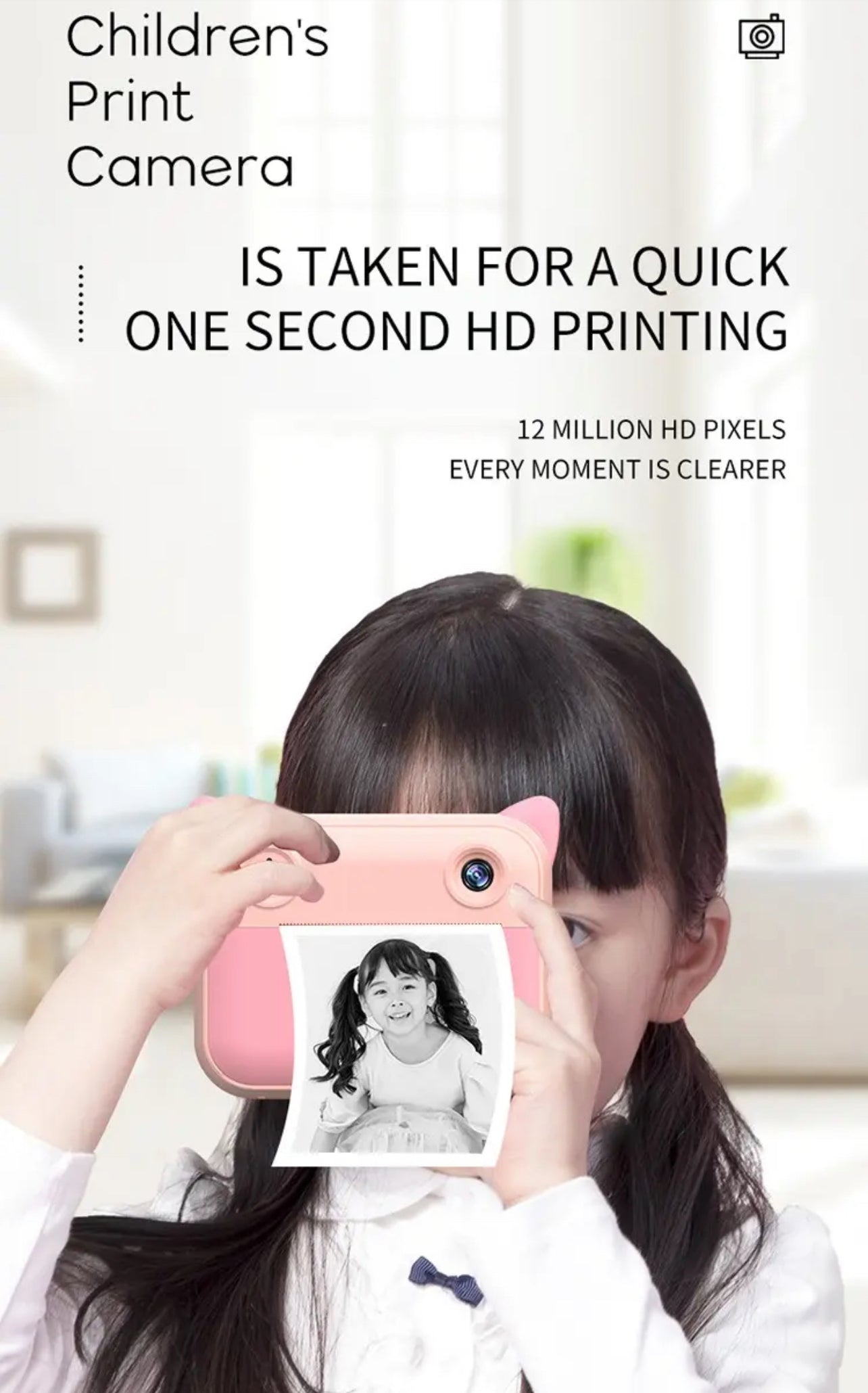 Kids Instant Print Camera