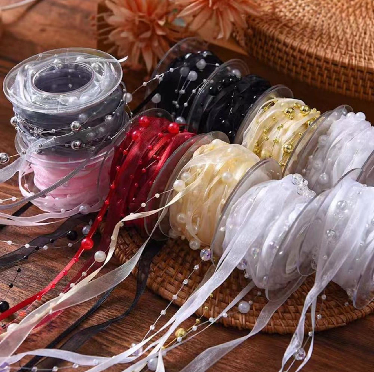 Pearlized Gift Wrap Ribbon