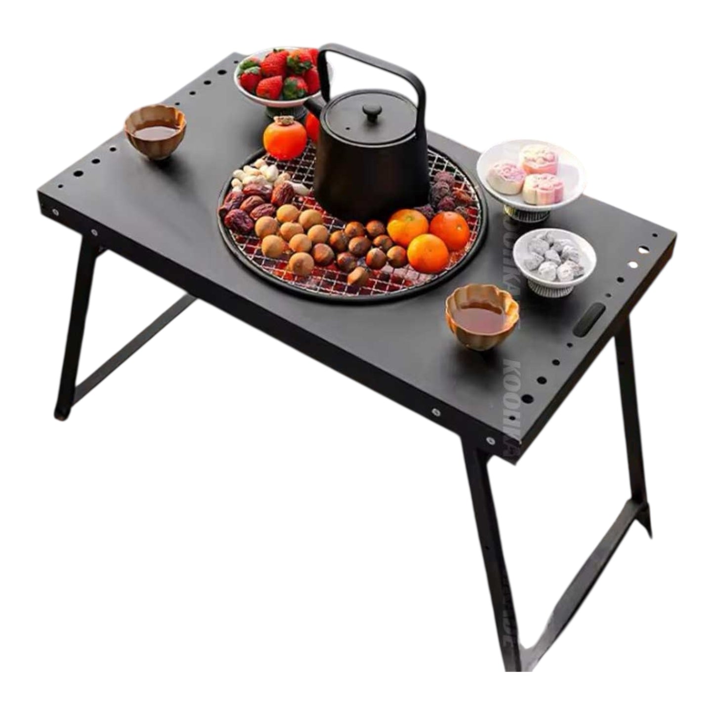 MHome Portable Folding Barbecue Braai Stand