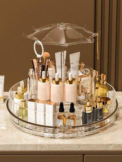 MHome Rotating Cosmetic Storage Box Large Capacity
