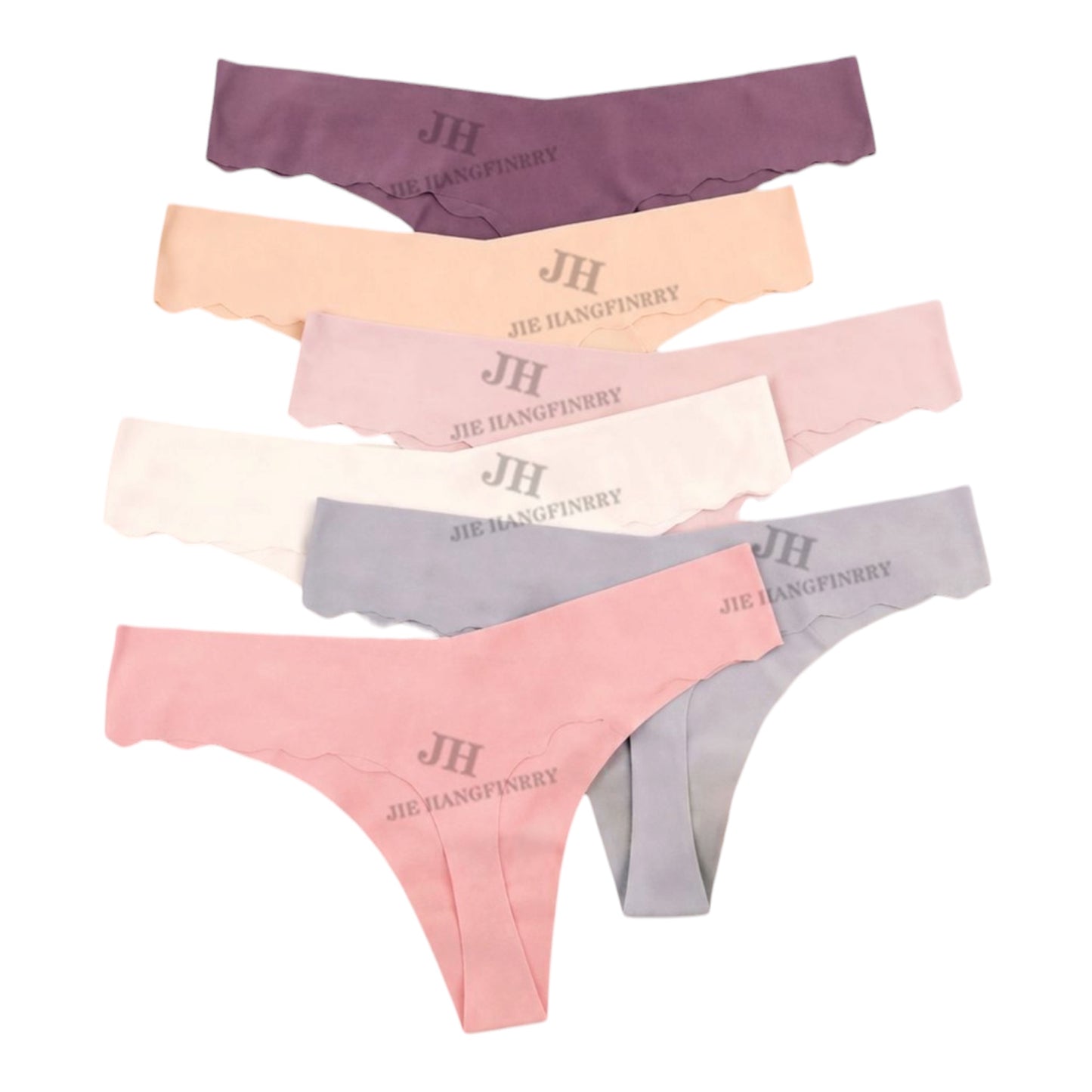 Ladies Sexy Wave Thongs 6pc Set